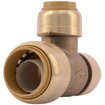 Camiseta de encanamento de latão SharkBite U454LFA 3/4" x 1/2" x 1/2"