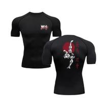 Camiseta De Fitness Masculina Anime Baki Hanma Para Academia MMA Boxe Jiu Jitsu Camiseta De
