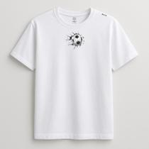 Camiseta de Futebol em Algodão Egípcio e Poliamida com Proteção UV Camiseta de Futebol em Algodão Egípcio e Poliamida com Proteção UV