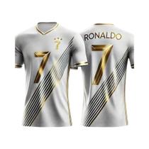 Camiseta De Futebol Ronaldo Impressa Em 3D Respirável E De Secagem Rápida Para Homens E Mulheres