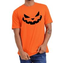 Camiseta De Halloween Masculina Com Cara De Abóbora Camisa Fantasia Festa Doa Das Bruxas