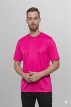 Camiseta de Malha Fria Rosa Shock - Conforto e Estilo