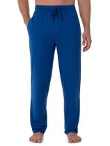 Camiseta de malha Sleep Pant Fruit of the Loom para homens azul