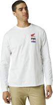 Camiseta de manga comprida Fox Racing Honda Optic branca