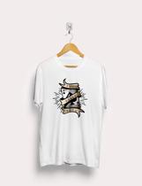 Camiseta de manga curta com estampa Old School de cartas JACKPOT Camiseta de manga curta com estampa Old School de cartas JACKPOT