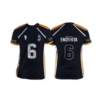 Camiseta De Manga Curta De Cosplay De Anime Haikyuu Hinata Fukurodani Para Homens, Mulheres E