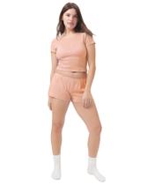 Camiseta de manga curta Florence by mills Cozy Crush para mulheres