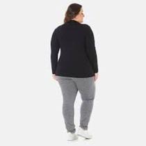 Camiseta de manga em elastano feminina