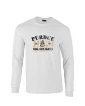 Camiseta de manga longa SDI Purdue Boilermakers em algodão Camiseta de manga longa SDI Purdue Boilermakers em algodão