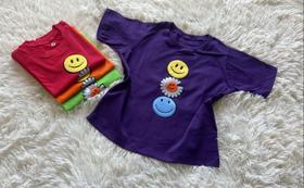 Camiseta de manquinha várias cores