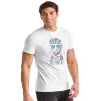 Camiseta de moda Hanes Murica para homens 3GG