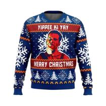 Camiseta De Moletom Masculina plus Size De Natal Feio Com Gola Redonda, Macia, Confortável, Caimento Camiseta De Moletom Masculina plus Size De Natal Feio Com Gola Redonda, Macia, Confortável, Caimento