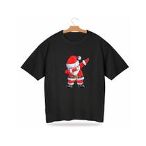 Camiseta de Natal Estampada Over Básica Original Camiseta Masculina 50 % Algodão 50 % Poliéster