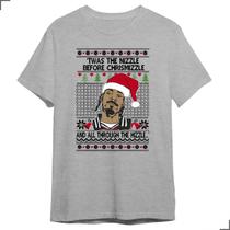 Camiseta De Natal Snoop Dog Christmas Feliz Natal No Estilo