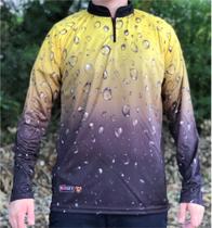 Camiseta de Pesca Amarela 3D - FPS 50 + UV - Ref. 115 - Masculina