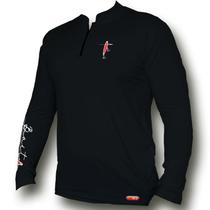 Camiseta de Pesca Bait Icy Preto (FPS 50+)