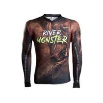 Camiseta de Pesca Brk River Monster Trairão GOLA CONFORT V