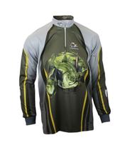 Camiseta de Pesca Faca na Rede Combat S Tambaqui Novo