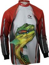 Camiseta de Pesca Faca na Rede Combat S Tucunaré Açu