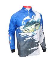 Camiseta de Pesca Faca na Rede EVO Tucunaré Azul - Lançamento