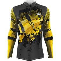 Camiseta De Pesca FPS 50+ Tucunaré Amarelo - Mar Negro