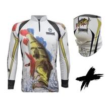 Camiseta de Pesca King Kff302 + Bandana Tucunare Proteçao Uv Camiseta de Pesca King Kff302 + Bandana Tucunare Proteçao Uv