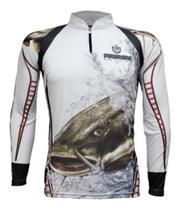 Camiseta de pesca king kff303 proteção uv50 masculino ex