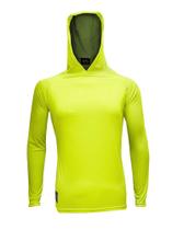 Camiseta de Pesca King Proteção Solar Uv Com Capuz - Amarelo - King Brasil
