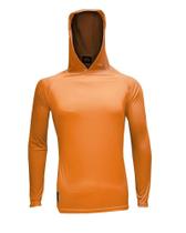 Camiseta de Pesca King Proteção Solar Uv Com Capuz - Laranja Camiseta de Pesca King Proteção Solar Uv Com Capuz - Laranja