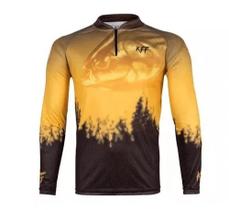 Camiseta De Pesca King Proteção Solar Uv Kff59 - Tamba