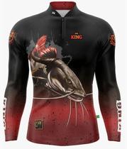 Camiseta De Pesca King Proteção Solar Uv KFF647 New - Pirarara - King Brasil