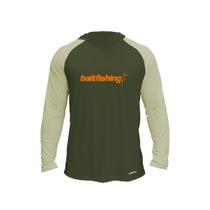 Camiseta de Pesca Manga Longa Icy Hoodie Stick Camo - Bait Camiseta de Pesca Manga Longa Icy Hoodie Stick Camo - Bait