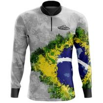 Camiseta de Pesca Manga Longa Proteção UV50+ Cores Punho Encaixe Dedo Camiseta de Pesca Manga Longa Proteção UV50+ Cores Punho Encaixe Dedo