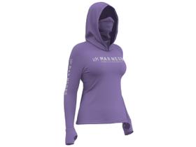 Camiseta de Pesca Mar Negro X Protection 360 Poliamida Feminina - Violeta Camiseta de Pesca Mar Negro X Protection 360 Poliamida Feminina - Violeta