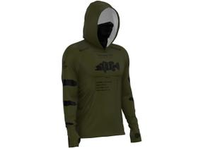 Camiseta de Pesca Mar Negro X Protection 360 Sublimada By Eduardo Monteiro - Cichla Temensis