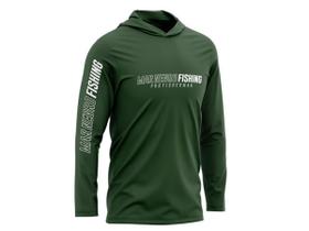 Camiseta de Pesca Mar Negro X Protection Poliamida - Musgo