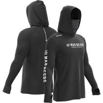 Camiseta de Pesca Masculina X-Protect 360 Chumbo - Mar Negro Camiseta de Pesca Masculina X-Protect 360 Chumbo - Mar Negro