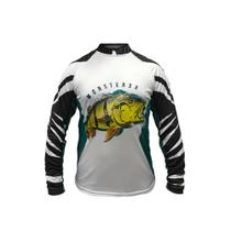 Camiseta De Pesca Monster 3x Tucunaré New Fish 07 Proteção Solar Uv SSX Multicoisas