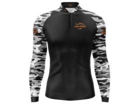 Camiseta De Pesca New Fisher Proteção Solar UV NF04 - Savage