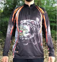 Camiseta de Pesca Peixe - FPS 50 +UV - Ref. 134 - Masculina