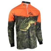 Camiseta de Pesca Proteção Solar Faca na Rede Combat S - Pirarara 2020