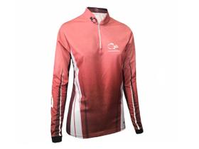 Camiseta de Pesca Proteção Solar Feminina Faca na Rede Combat S - Girl Salmon