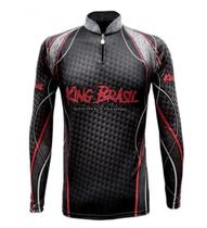 Camiseta De Pesca Proteção Solar King Brasil Lançamento