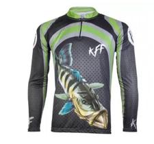 Camiseta De Pesca Proteção Solar Uv King Kff10 Tucunaré