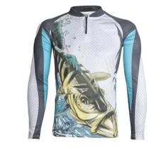 Camiseta De Pesca Proteção Solar Uv King Kff19 Tucunaré Camiseta De Pesca Proteção Solar Uv King Kff19 Tucunaré