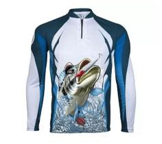 Camiseta De Pesca Proteção Solar Uv King Kff66 - Tucunaré