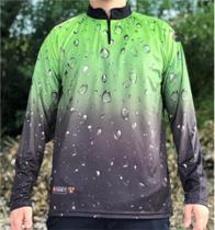 Camiseta de Pesca Verde 3D - FPS 50 + UV - Ref. 114 - Masculina