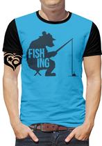 Camiseta de Pescaria PLUS SIZE Pesca Masculina Blusa Peixe A - Alemark