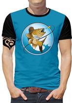 Camiseta de Pescaria PLUS SIZE Pesca Masculina Blusa Peixe F - Alemark