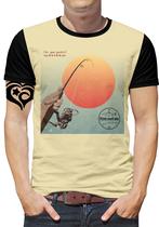 Camiseta de Pescaria PLUS SIZE Pesca Masculina Blusa Peixe Y - Alemark